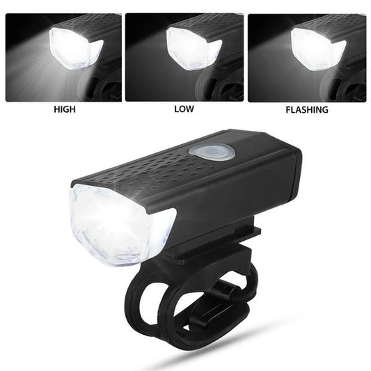 USB Rechargeable Bicycle Light Set – 400 Lumen Super Bright Headlight 🚴‍♂️💡