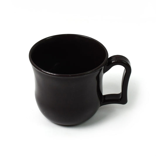 ☕ Premium Plastic Coffee/Tea Mug with Handle – Black (1 Pc, with Color Box)