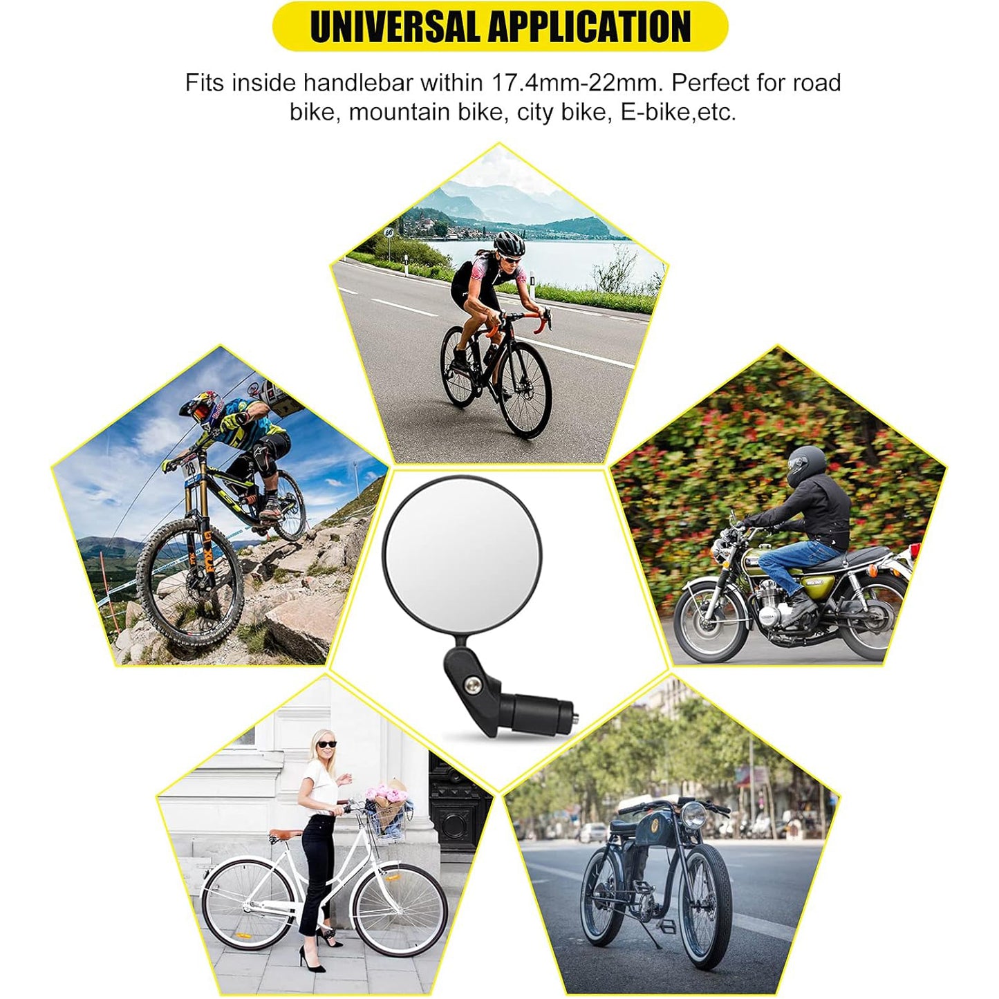 360° Rotatable & Foldable Bar-End Bike Mirror 🚴‍♂️🔍