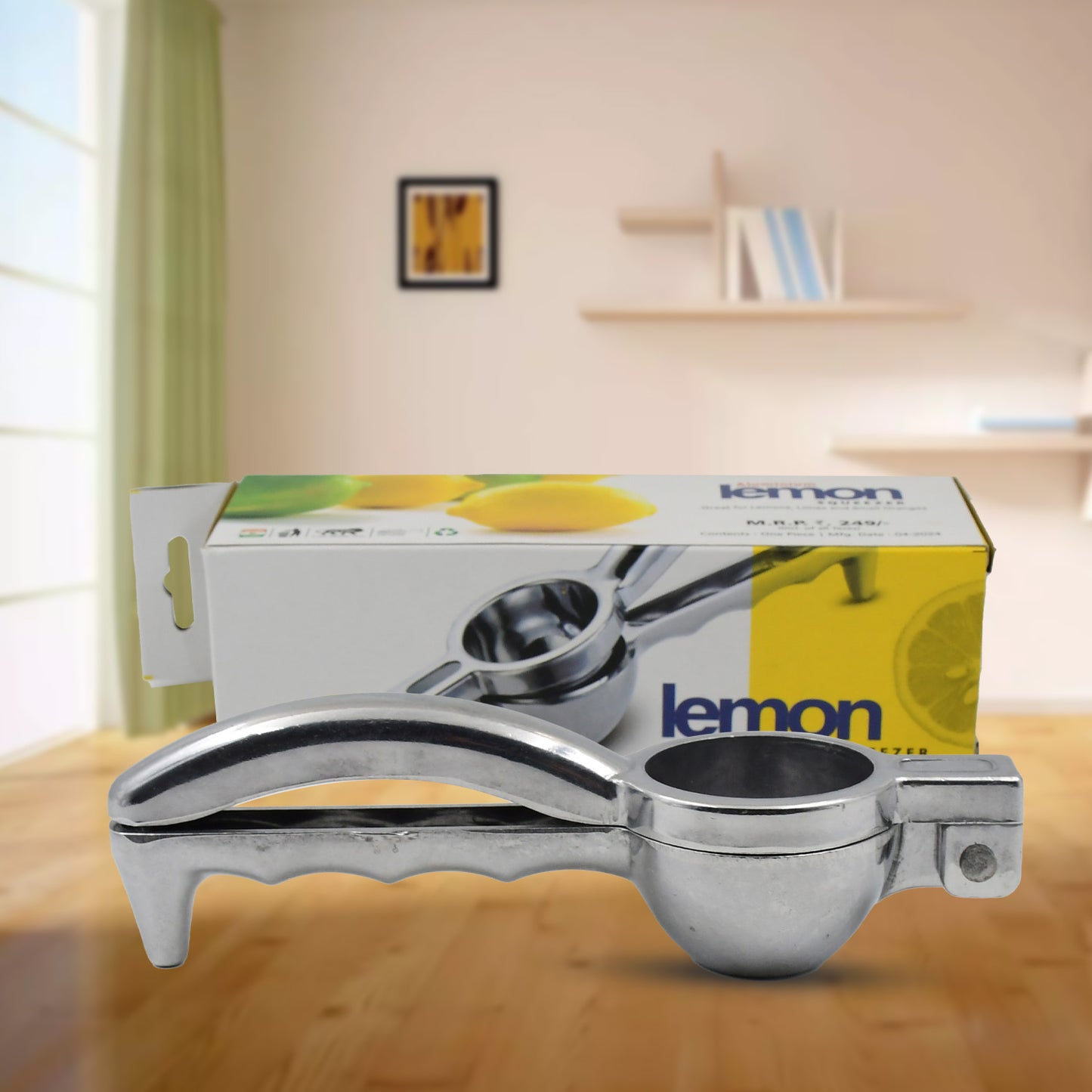 Stainless Steel Lemon Squeezer | Heavy-Duty Hand Juicer for Citrus Fruits