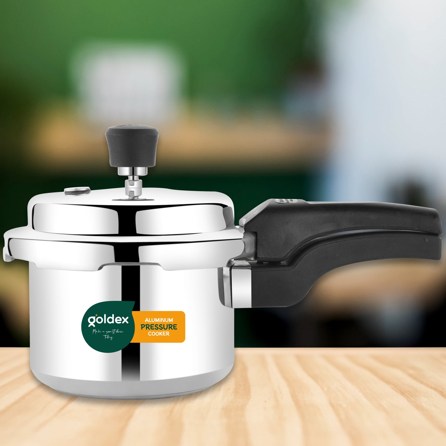 🍲 Aluminium Classic Goldex Pressure Cooker with Outer Lid – 2 Litres