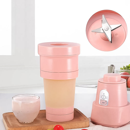Foldable Electric Juicer | 500ml Portable Blender with 6 Blades