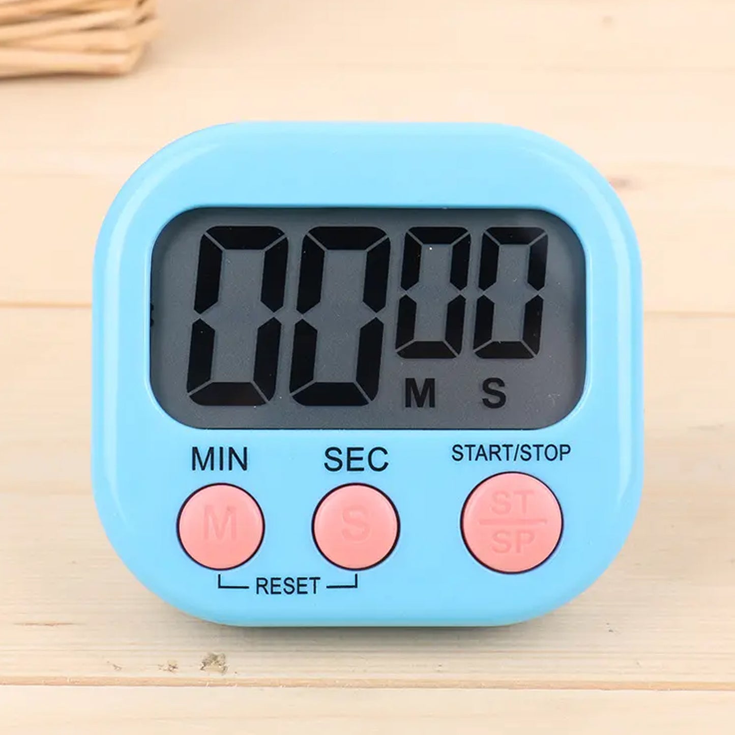 Digital Kitchen Timer – Large Display, Loud Alarm, Easy-to-Use (0-99 Min)