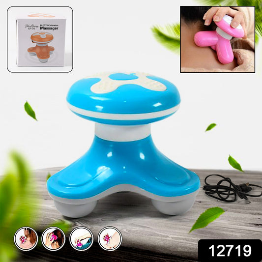 Mini Triangle USB Electric Massager – Portable Fatigue Relief | Multifunctional Handheld Body Massager – 1 Pc