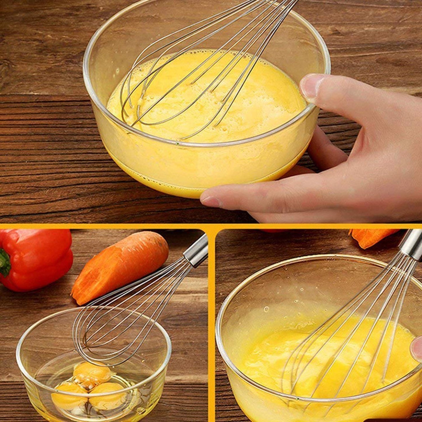 Premium Multipurpose Hand Wire Whisk – Durable Stainless Steel Mixer