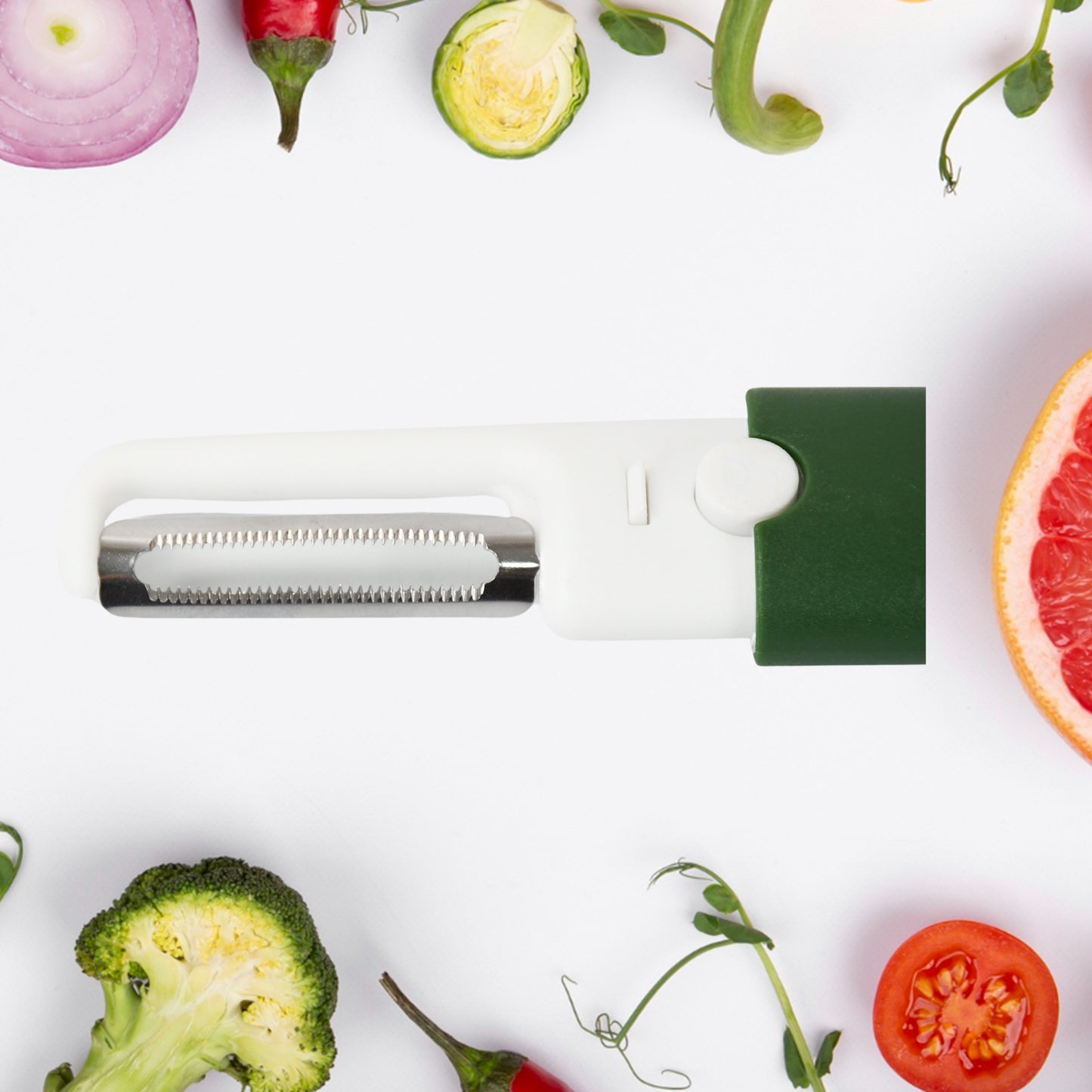 2-in-1 Multifunctional Peeler & Fruit Knife – Sharp, Versatile & Anti-Slip 🍎🔪✨