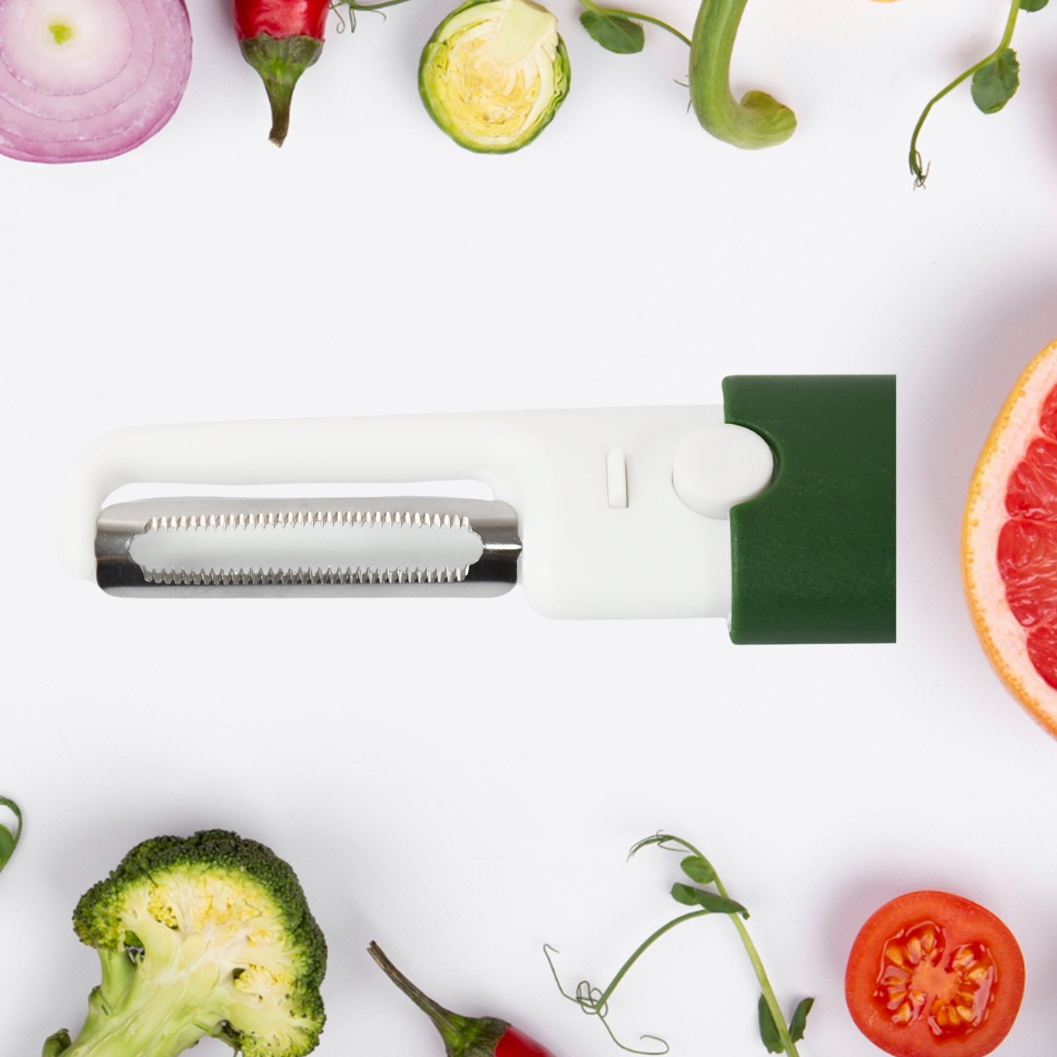 2-in-1 Multifunctional Peeler & Fruit Knife – Sharp, Versatile & Anti-Slip 🍎🔪✨