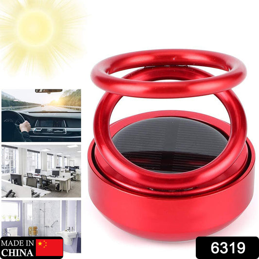 Solar-Powered Car Aroma Diffuser – 360° Rotating Car Air Freshener