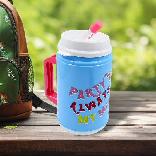 Insulated Mug with Lid & Straw – 709ml Leakproof Travel Cup ☕❄️🚰