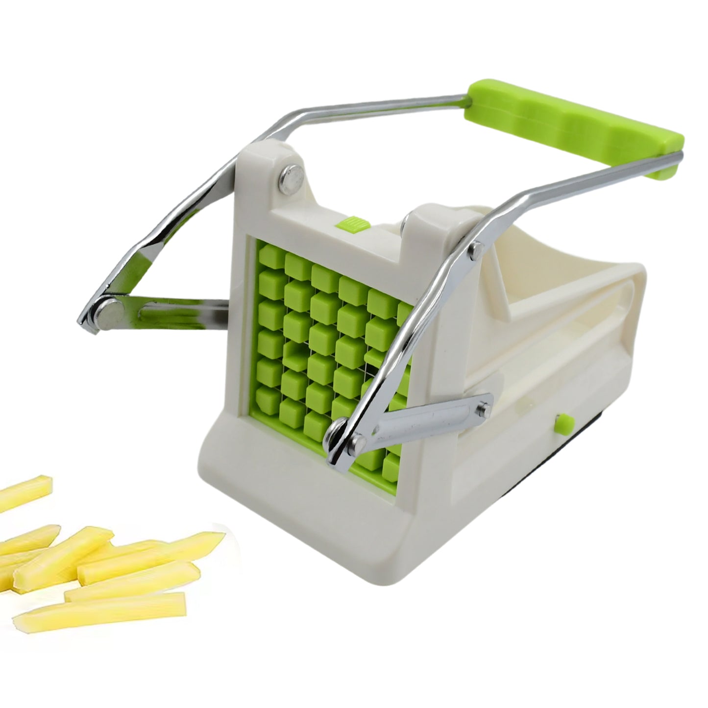French Fry Cutter | Stainless Steel Vegetable & Potato Cutter for Fries, Carrots, Onions & More