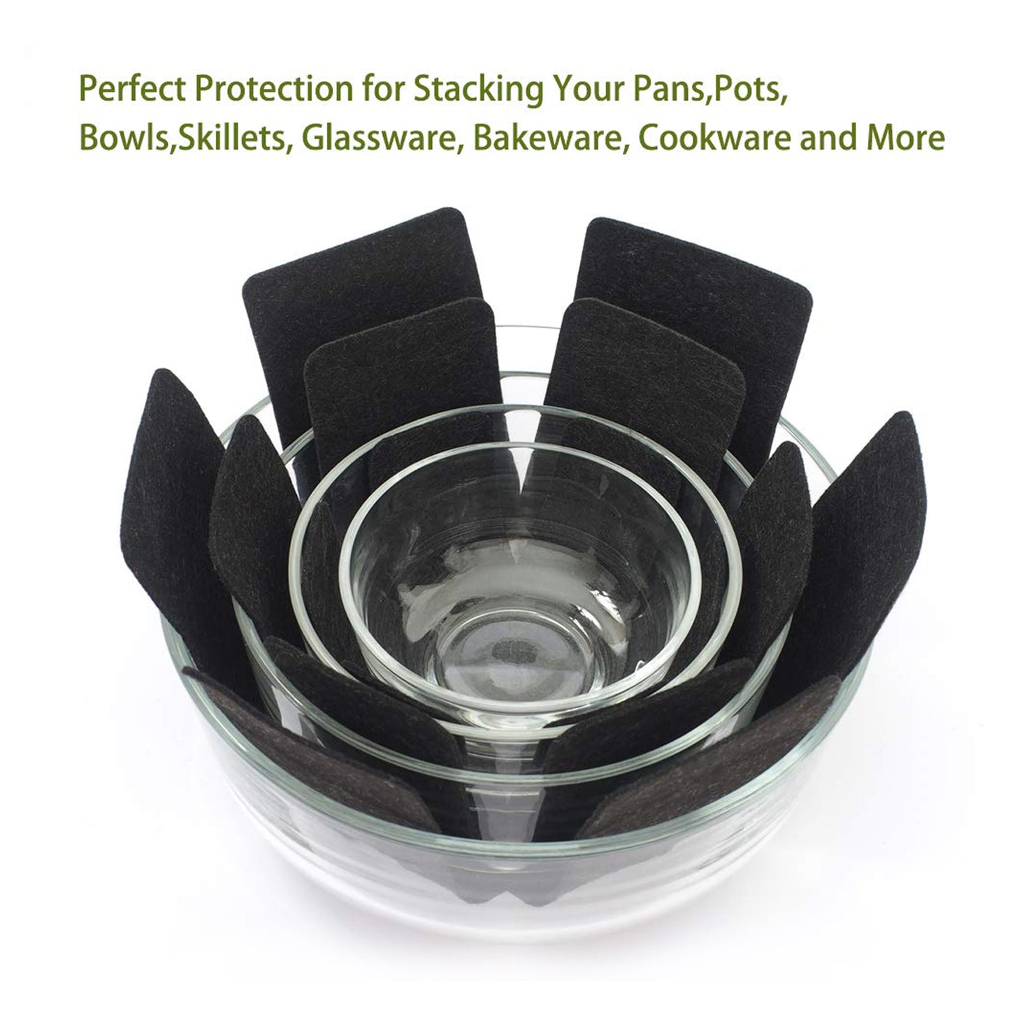 Pots & Pans Protectors – 3-Piece Set, Different Sizes for Scratch-Free Storage 🍳✨