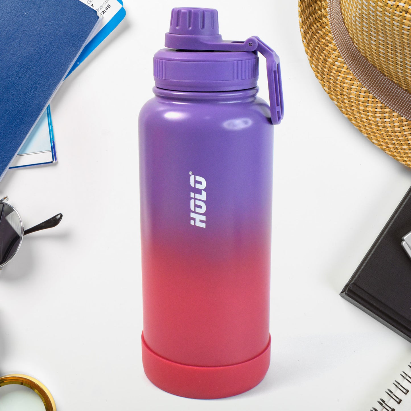 1000ml Two-Tone Pink Stainless Steel Water Bottle – Vacuum Insulated & Leakproof 💖💧❄️🔥