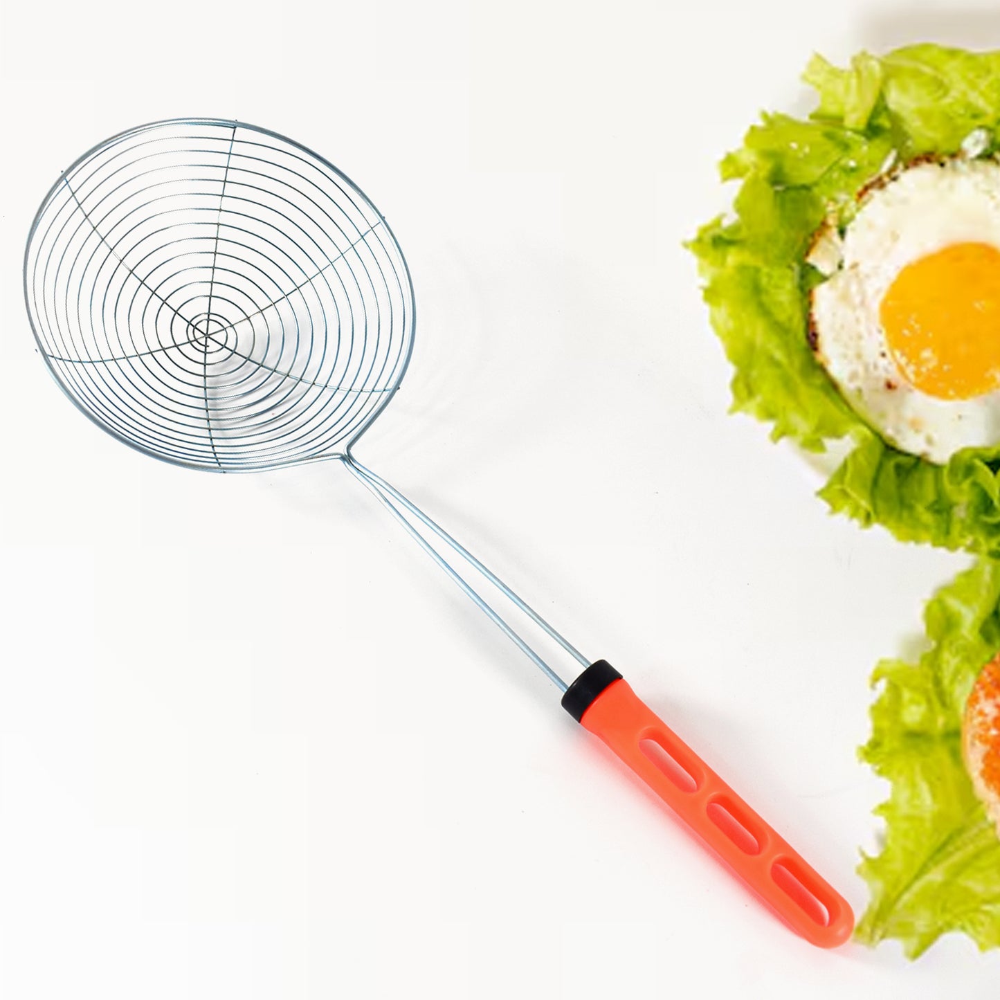 Stainless Steel Deep Fry Strainer – Durable, Heat-Resistant & Oil Draining 🍟🔥
