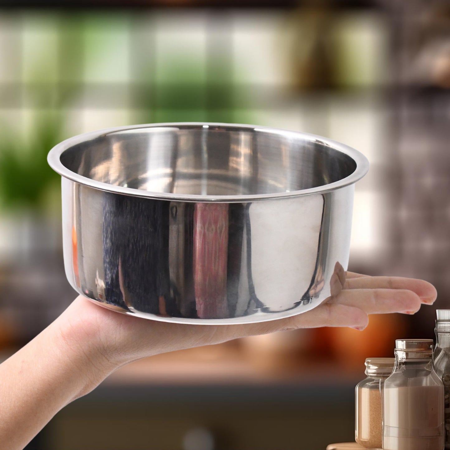 Stainless Steel Small Dish Bowl/Plate – Perfect for Side Dishes & Sauces