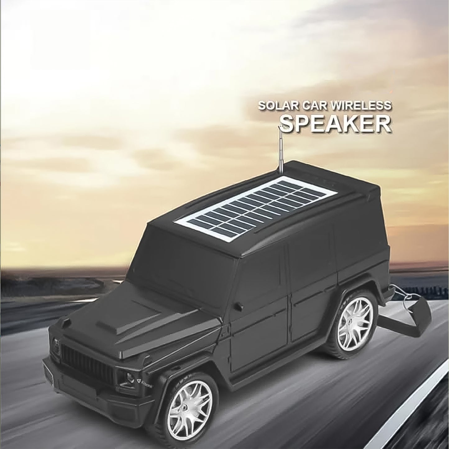 Thar Wireless & Solar Powered Speaker – Portable Bluetooth Speaker with TF Card Reader | 1 PC