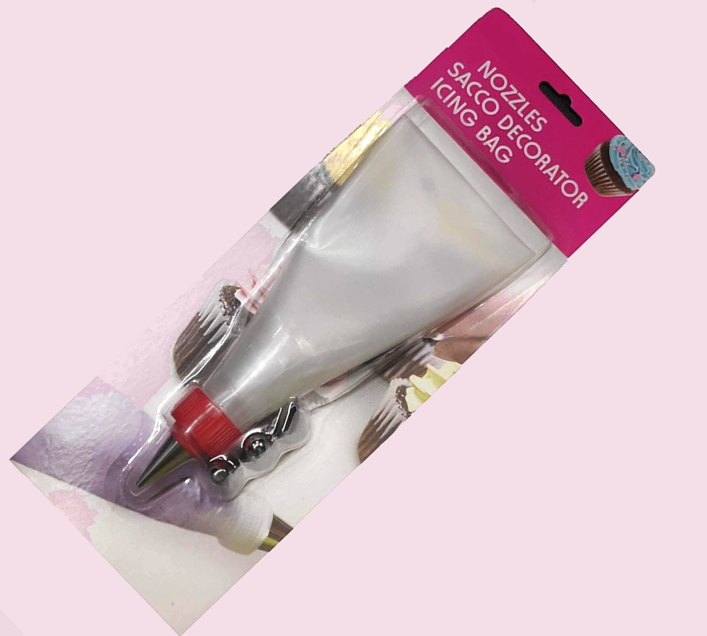 Cake Decorating Nozzle with Piping Bag | Stainless Steel Piping Cream & Frosting Nozzles
