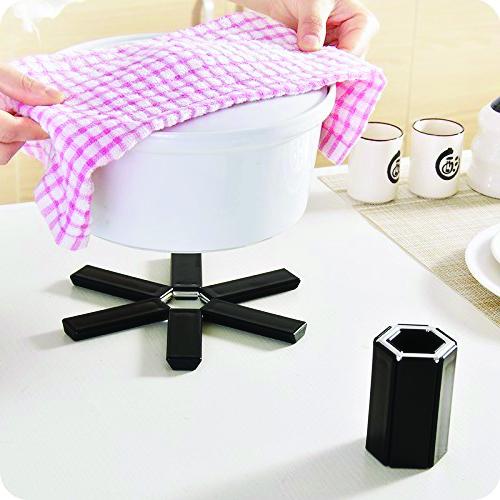 Foldable Non-Slip Heat Resistant Kitchen Hotmat | Durable Hot Pad for Cooking