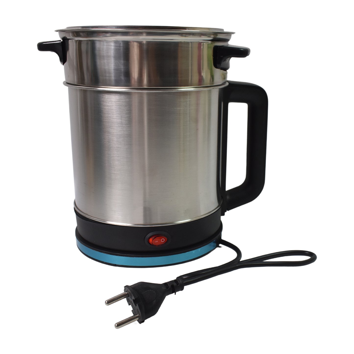 🍲 Stainless Steel Electric Soup Pot with Lid – Multi-Cooker Kettle (800W, 2.5L)