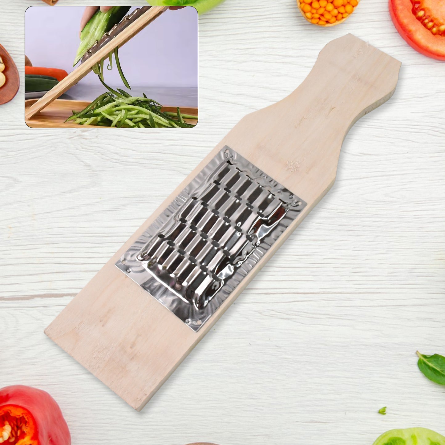 Vegetable Shredder & Slicer – Multi-Purpose Cheese Grater & Food Cutter