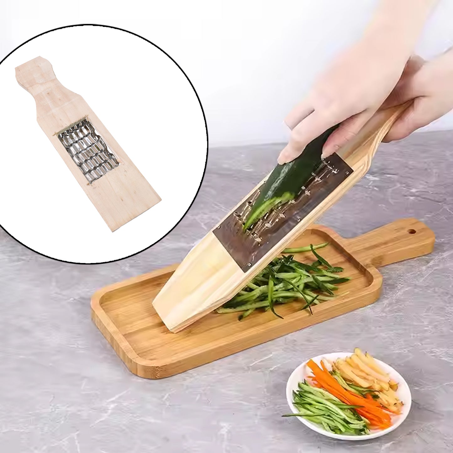 Vegetable Shredder & Slicer – Multi-Purpose Cheese Grater & Food Cutter