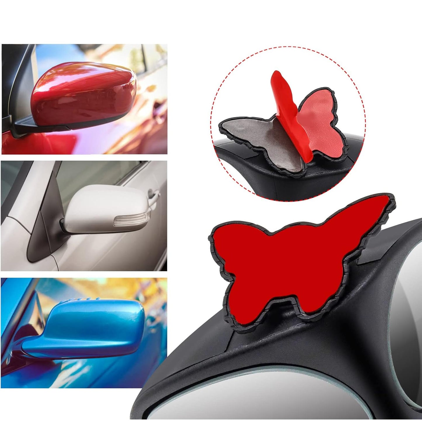 2-in-1 Car Blind Spot Mirror – 360° Adjustable HD Glass for Safe Driving 🚗🪞🔄