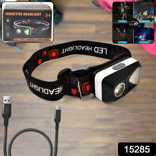 🔦 Ultra-Bright Head-Mounted Flashlight – Hands-Free Illumination!