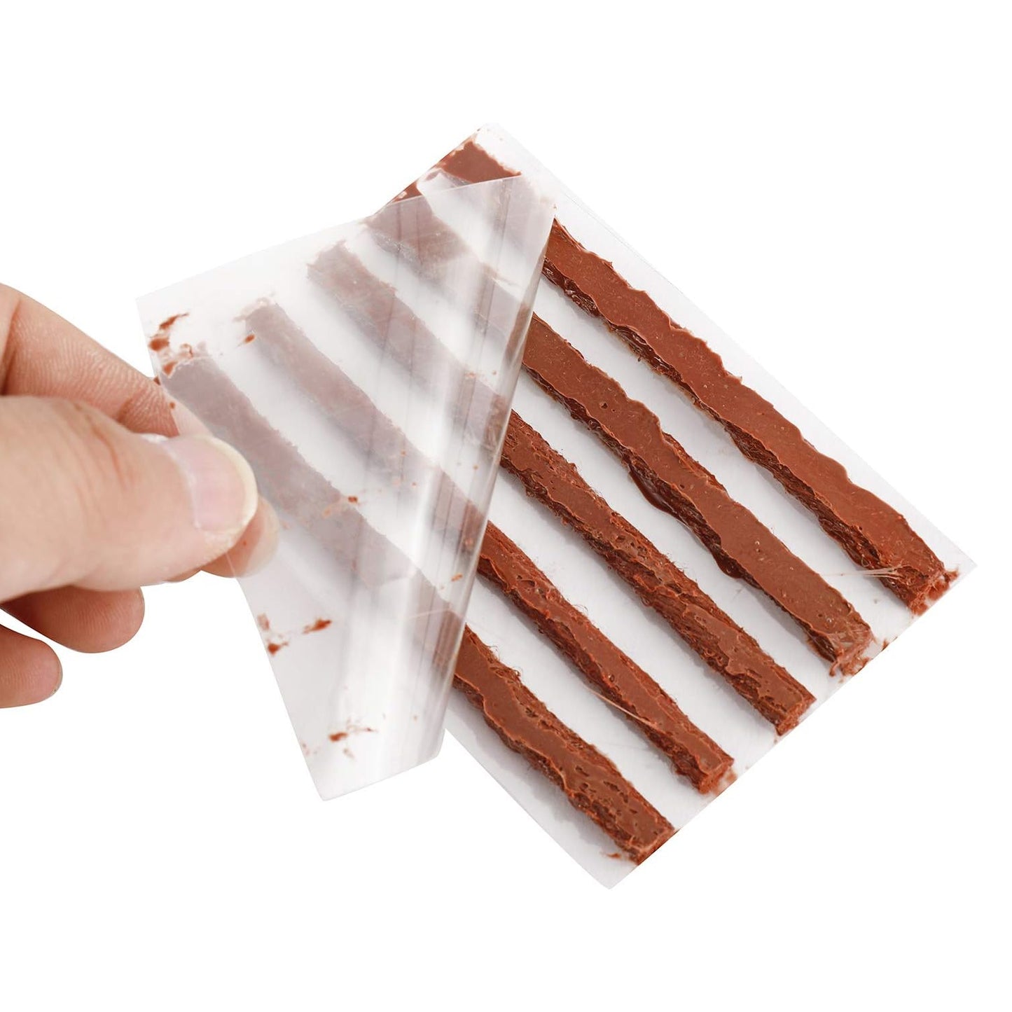 🚗 Tire Repair Strings – Rubber Strips for Cars & Bikes (10 Pcs Set)
