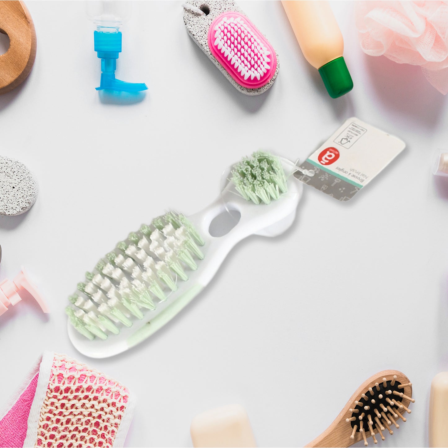 2-in-1 Hard Bristle Multi-Use Brush – High-Quality Cleaning Brush for Tough Stains