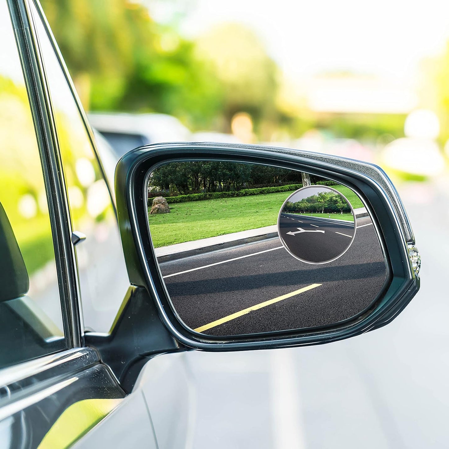 360° Blind Spot Mirror – Adjustable Wide-Angle Rearview Mirror (Pack of 2)