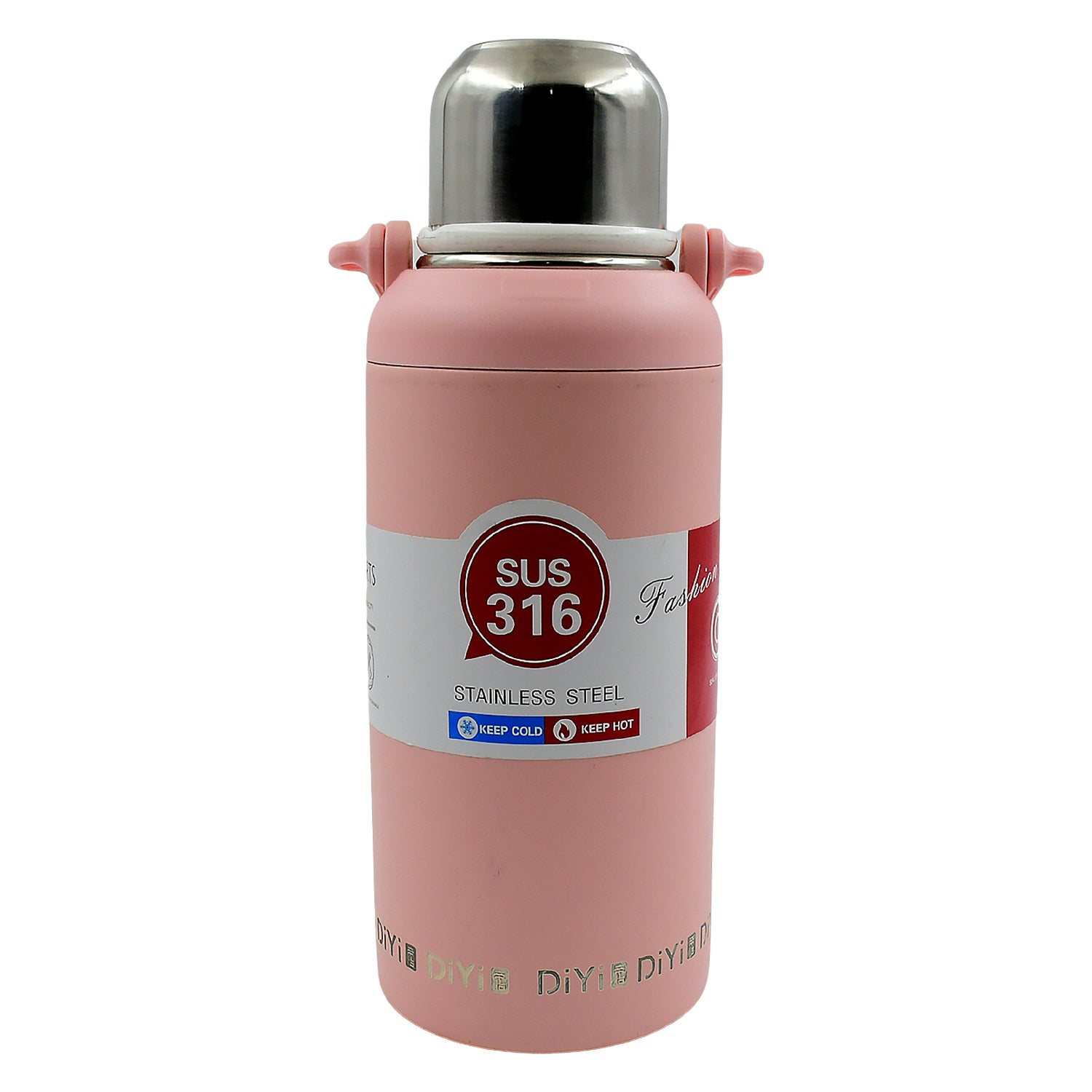 1.3L Stainless Steel Tumbler – Vacuum Insulated, Leak-Proof Travel Bottle with Handle