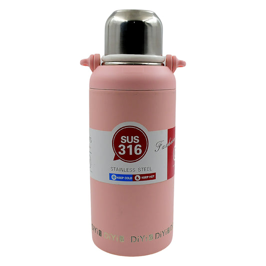 1.3L Stainless Steel Tumbler – Vacuum Insulated, Leak-Proof Travel Bottle with Handle