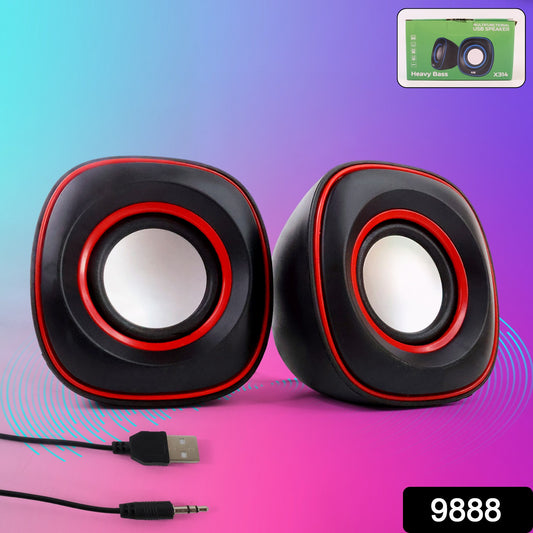 PC Speakers – High-Quality Computer Speakers for Gaming, Music, and Movies | 1 Set