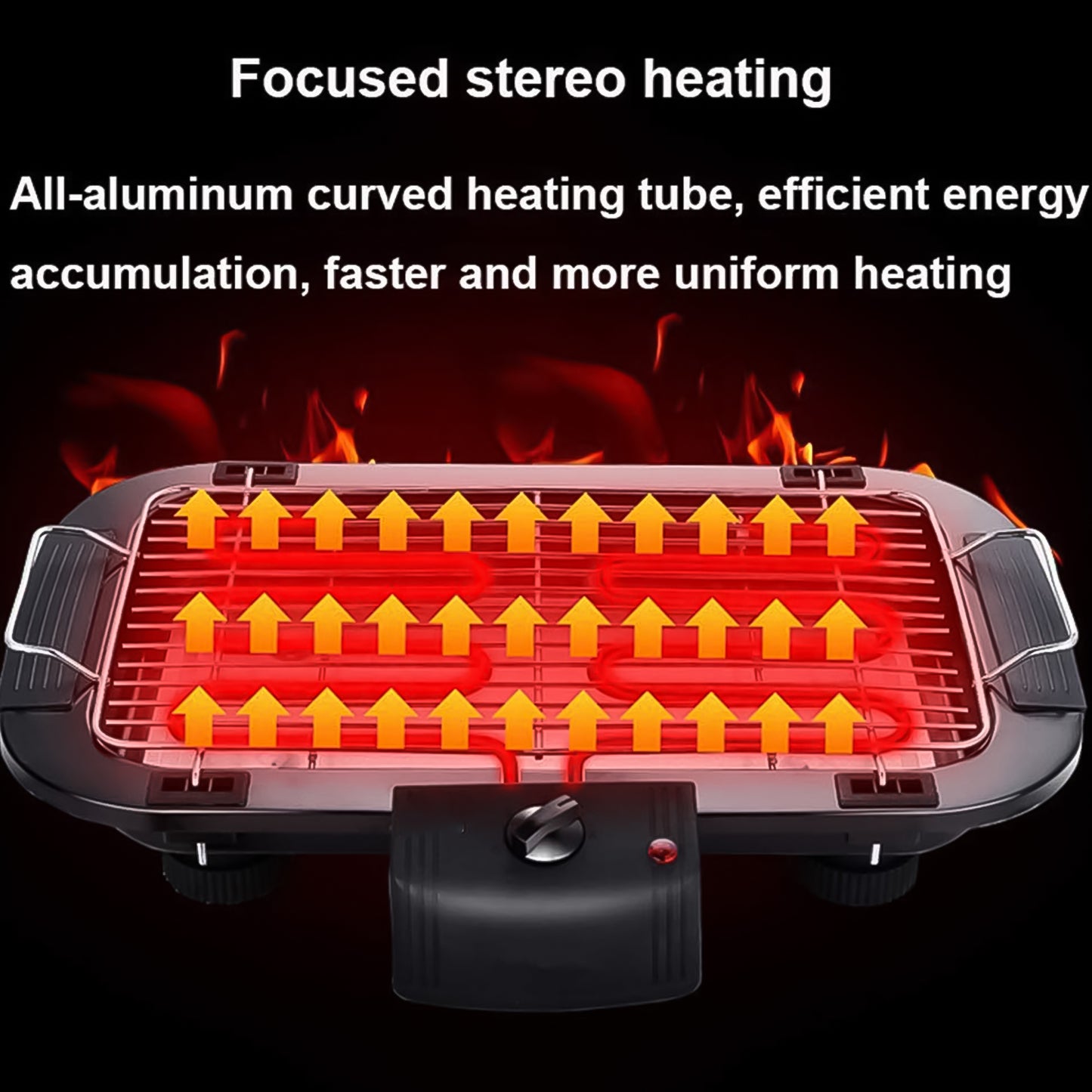 Electric Barbecue Grill | 2000W Portable Indoor BBQ Grill (1 Pc)