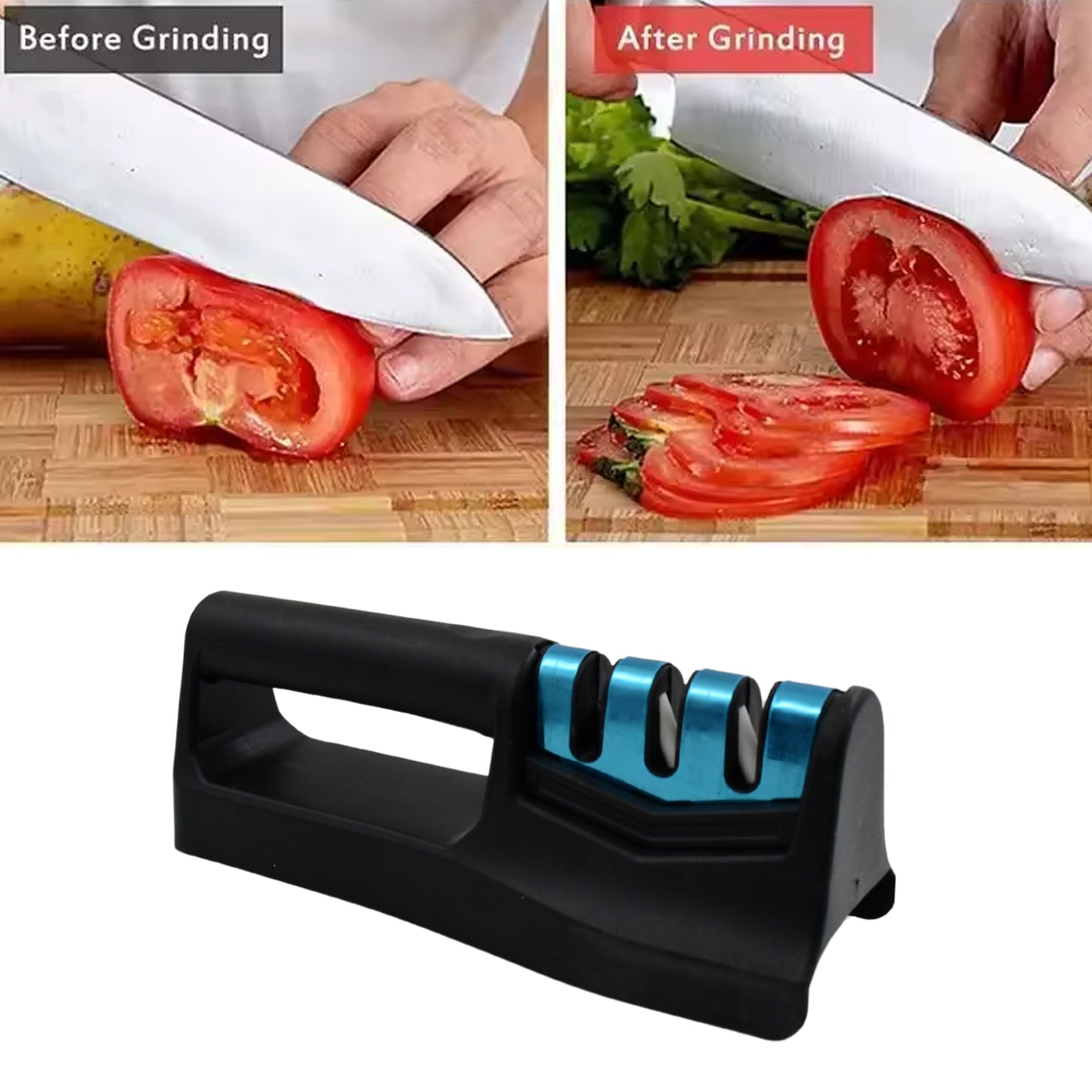 🔪 9-in-1 Multifunctional Kitchen Knife Sharpener Tool