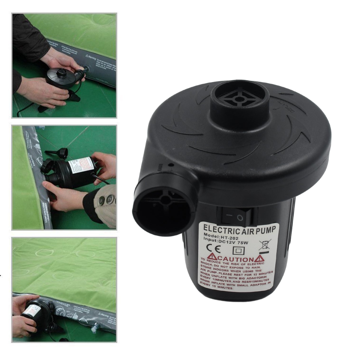 Multi-Purpose Electric Air Pump – Fast Inflation & Deflation for Beds, Pools & More
