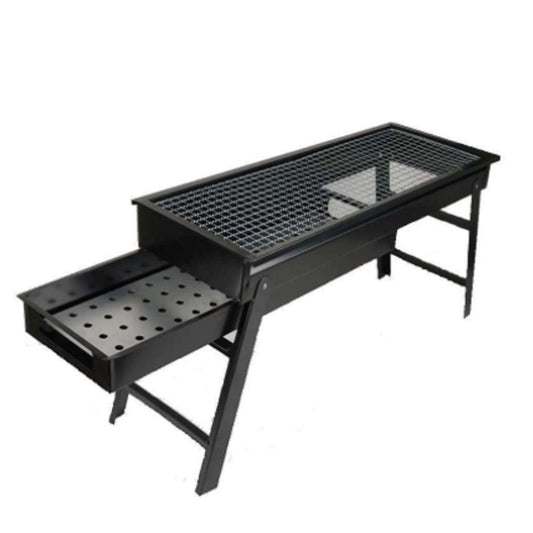 Folding Portable BBQ Grill Set – Outdoor & Home Barbecue Cooking