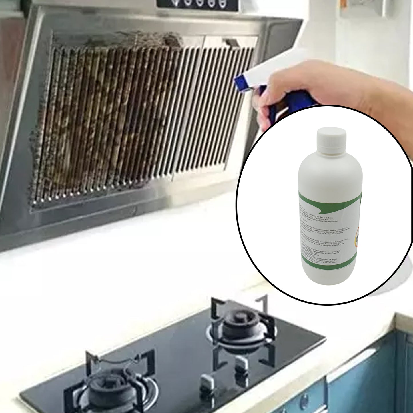 Magic Kitchen Degreaser Spray | Oil & Grease Stain Remover – 500ml