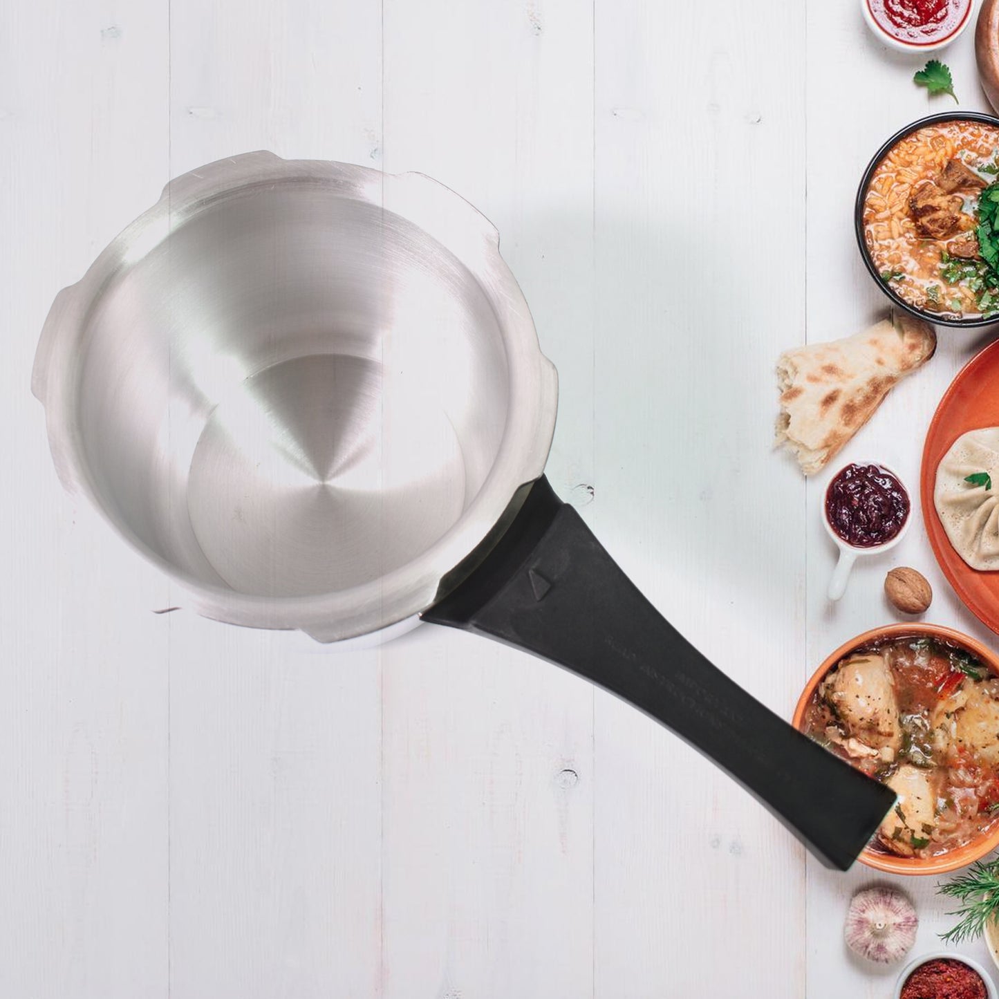 🍲 Aluminium Rays Aura Pressure Cooker – 1.5 Litres (Outer Lid)