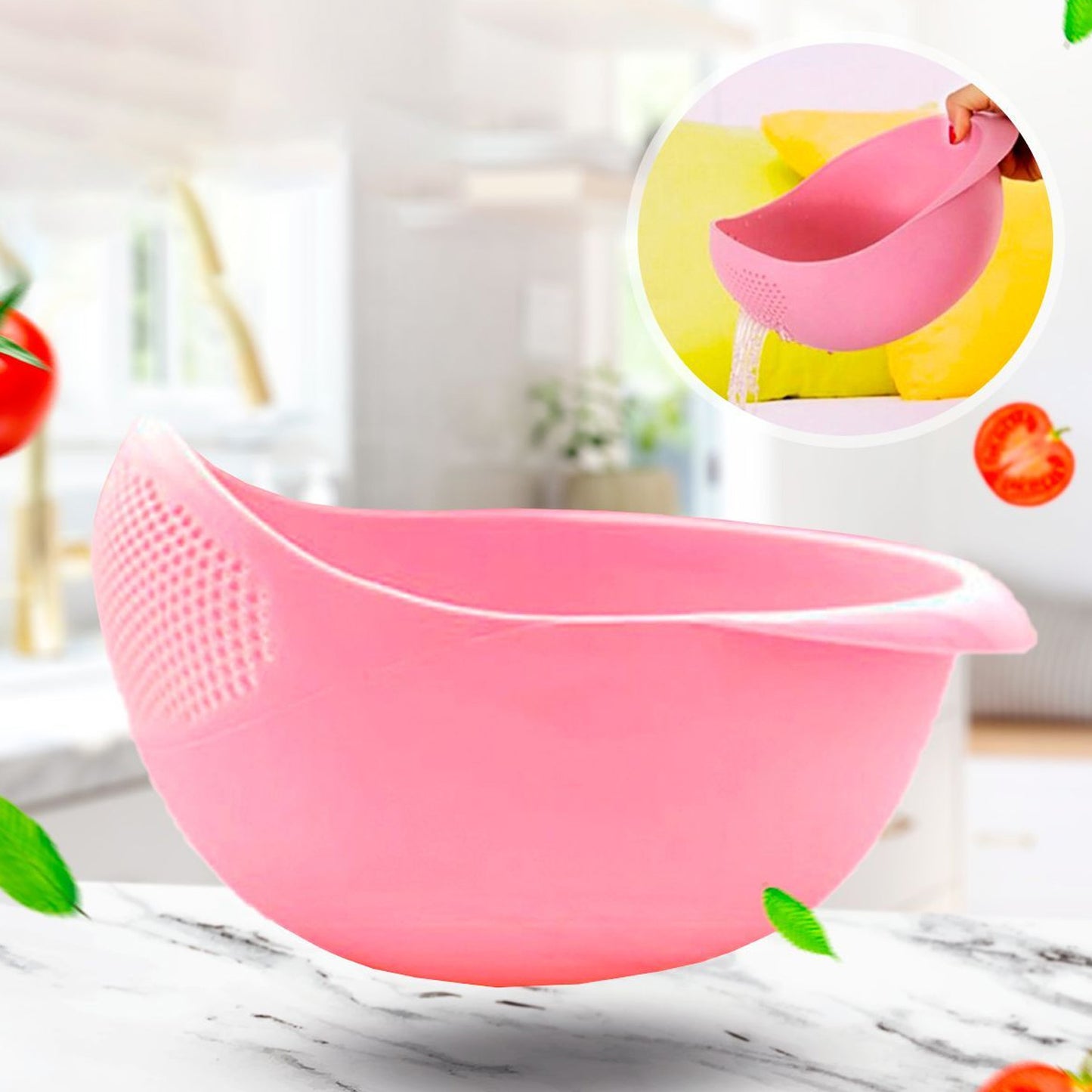 Multipurpose High-Quality Washing Bowl for Rice | Durable Kitchen Tool