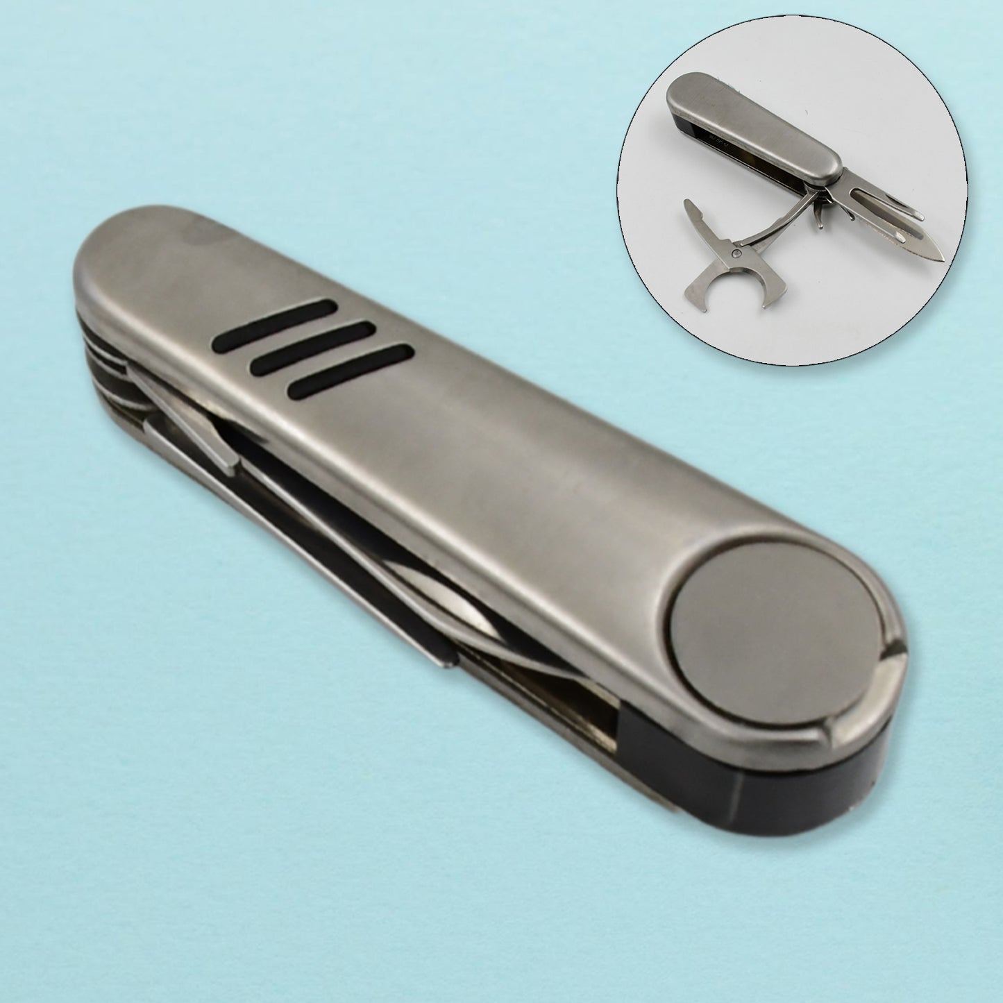 Multi-Function Pocket Tool Chest Knife – Compact Survival Gear for Everyday Use