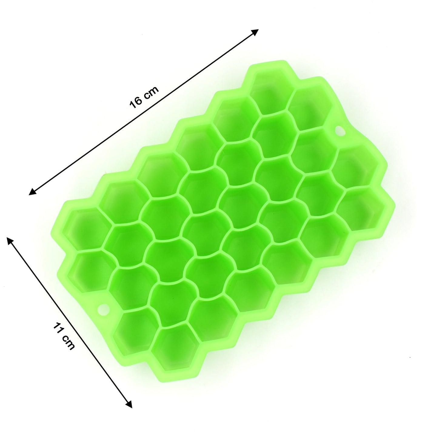 🧊 Silicone Ice Cube Tray – 32 Cavities (Multicolor)