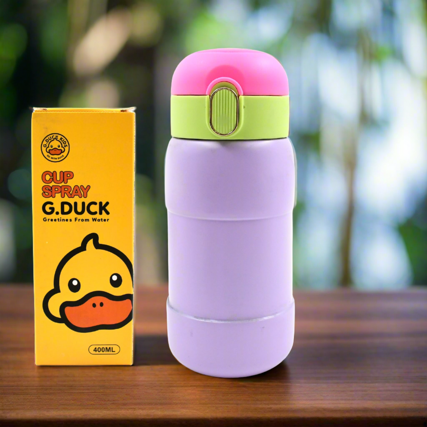 400ml Stainless Steel Water Bottle – Cute, Spill-Proof & BPA-Free for Kids & Adults 🦆🚰✨