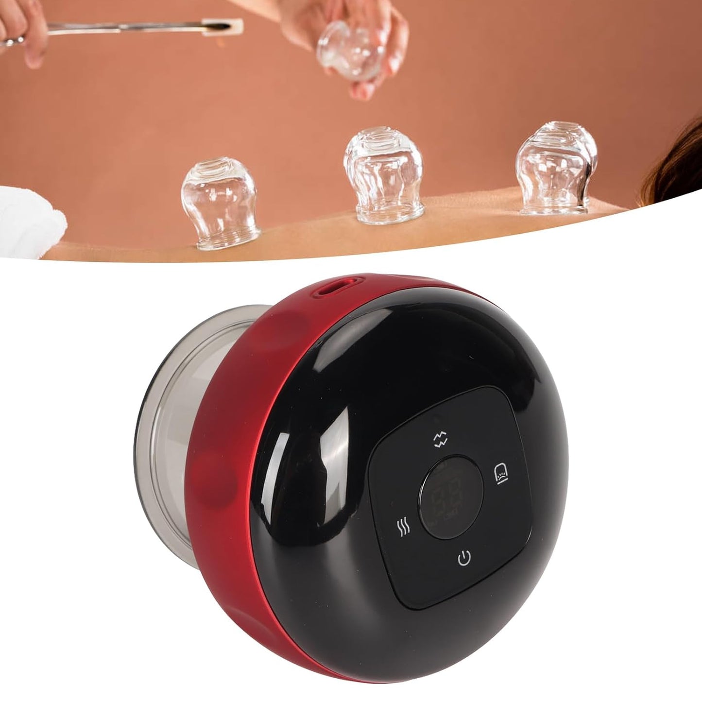 Electric Smart Cupping Therapy Set – Intelligent Breathing Massage for Back, Shoulder, Leg & Joint Pain Relief