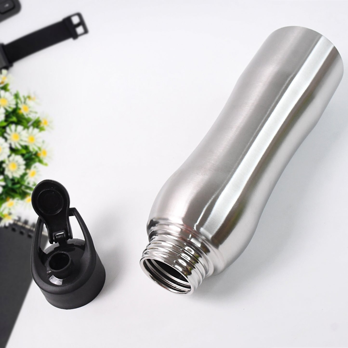 Stainless Steel Double-Wall Vacuum Insulated Water Bottle – 1000ml