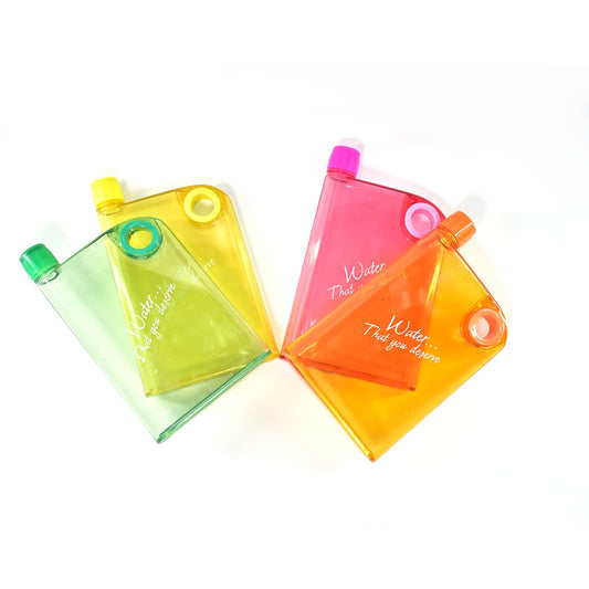 Notebook Style Slim Water Bottle – 380ml | Portable & Stylish Hydration