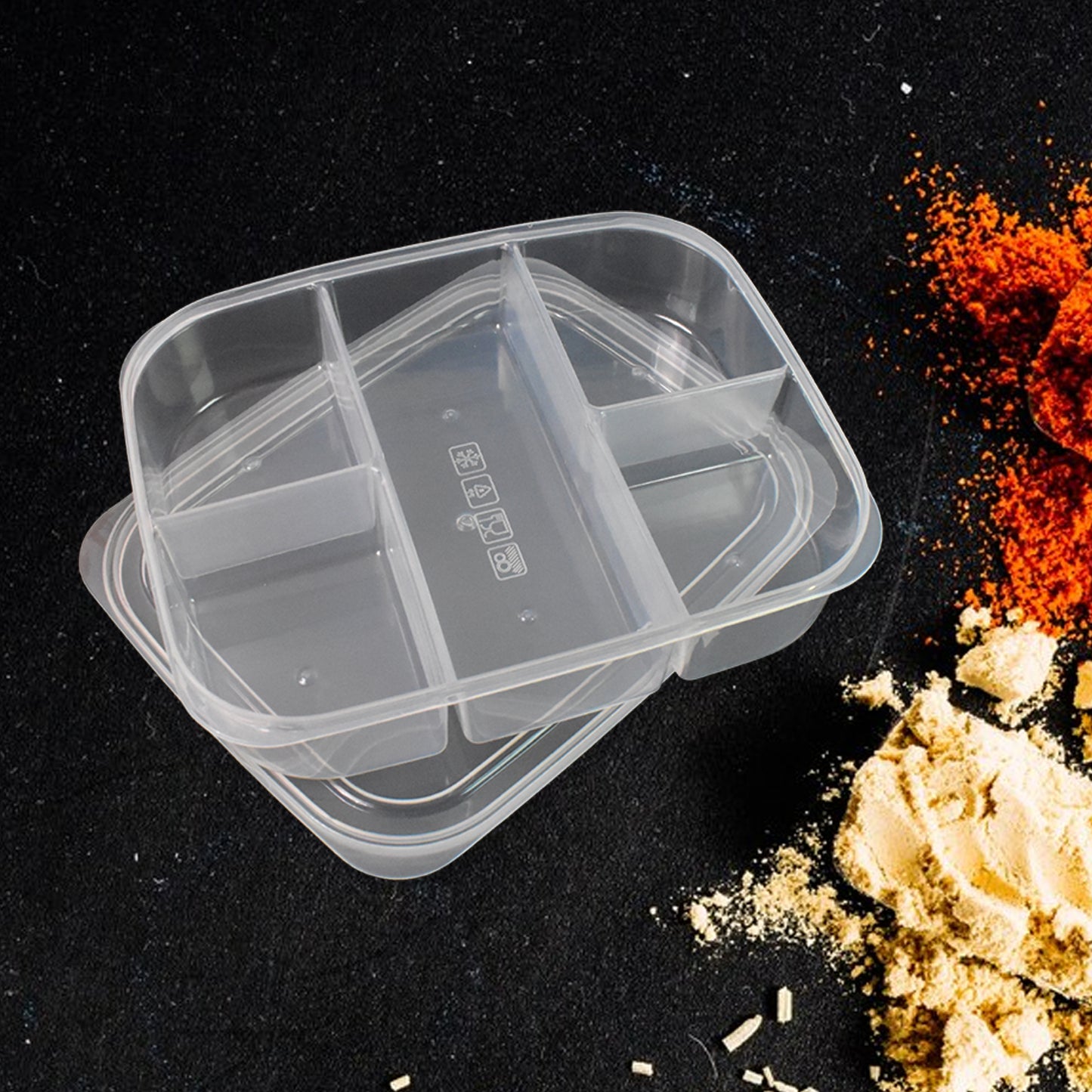 5-Compartment Reusable Lunch Box – BPA-Free & Leakproof 🍱✨