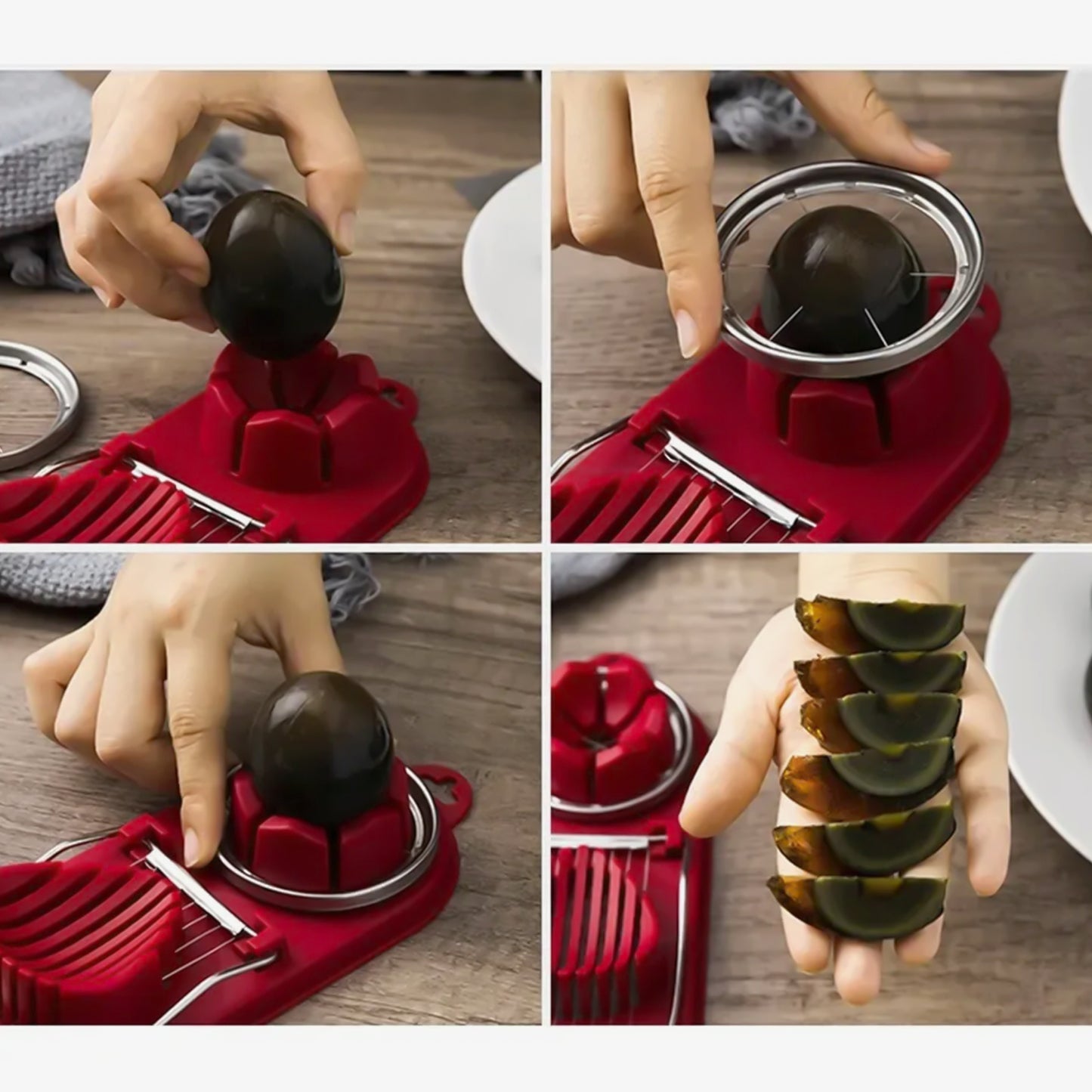 2-in-1 Egg Slicer & Cutter – Perfect for Hard-Boiled Eggs & More 🥚🔪✨
