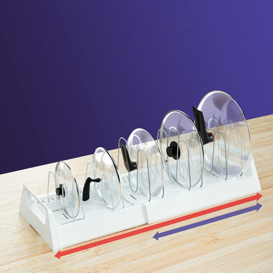 Adjustable Pots & Pans Organizer Rack – Space-Saving Under Cabinet Storage 🏡🔧