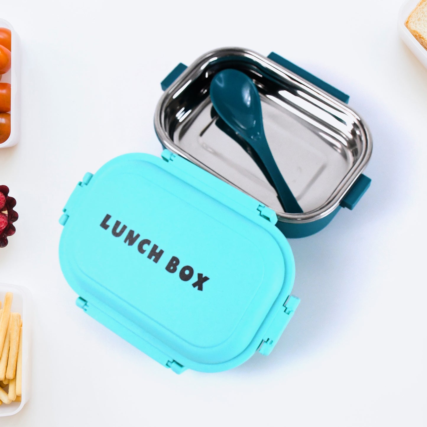 Insulated Stainless Steel Lunch Box – Leakproof & Comes with Spoon 🍱🔥❄️