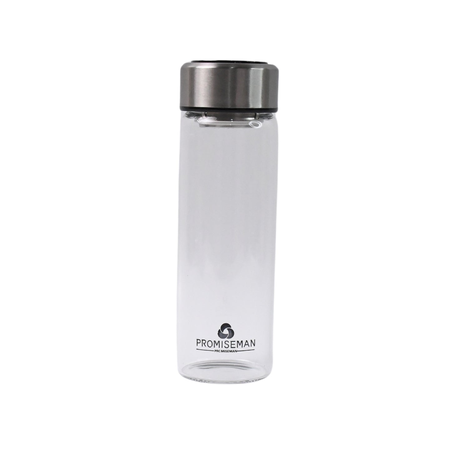 Outdoor Sport Glass Water Bottle with Steel Lid – 500ml